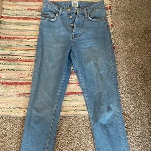 BDG size 26 high rise ankle length Mom jeans